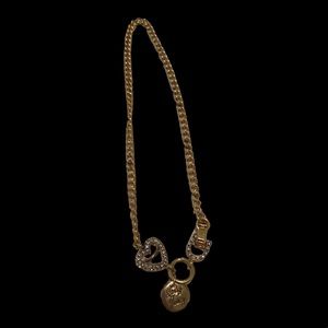 Y2K Juicy Couture Lady Juicy Gold Chain Necklace
